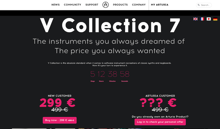 Arturia Black Friday 2019